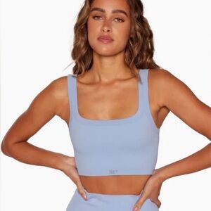 Set Active Blue Lagoon Sculptflex Box Cut Bra